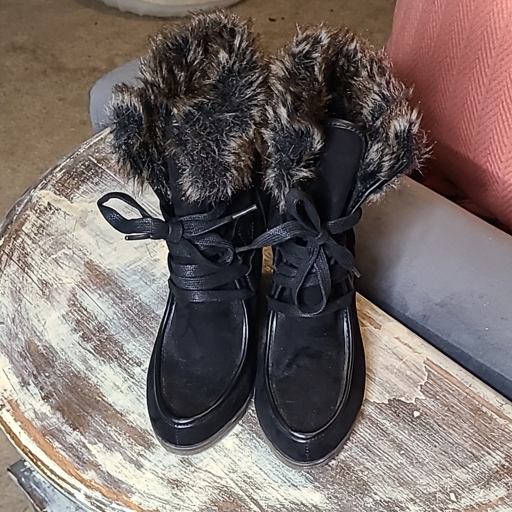 Merona Black Winter & Rain Boots